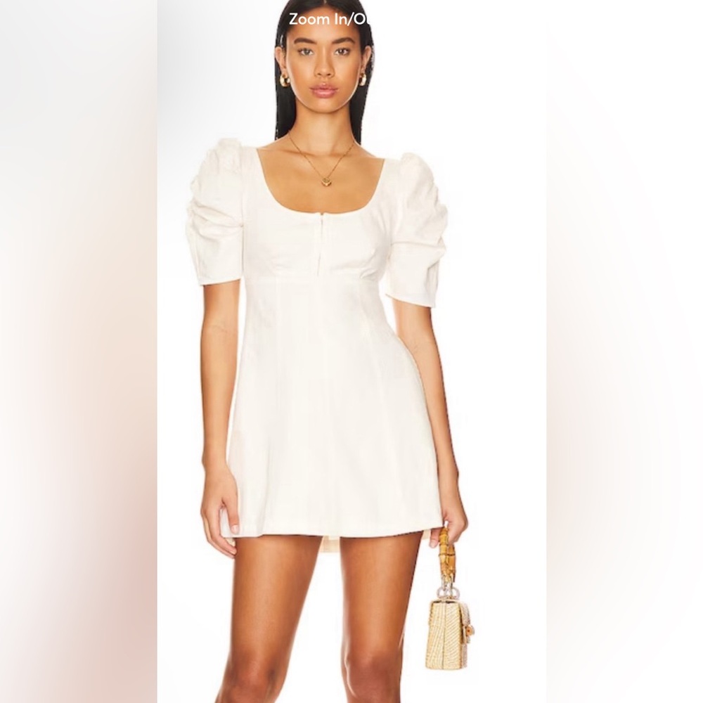 NWT Free People Cheyenne Denim Mini Dress